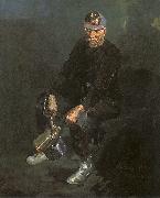 Luks, George The Miner Spain oil painting artist